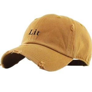 LIT Dad Hat Unconstructed Cotton Adjustable